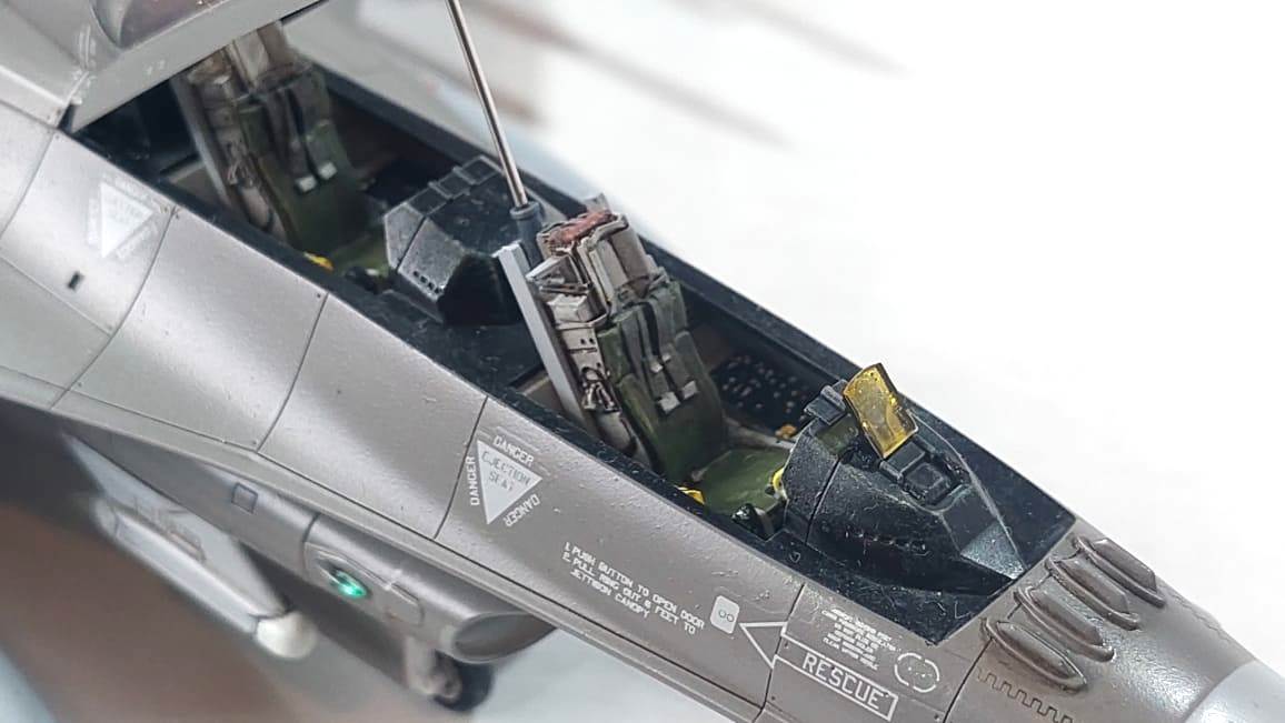 Detalle F-16 A Fuerza Aerea Argentina 1/48 Con Aerocalcas