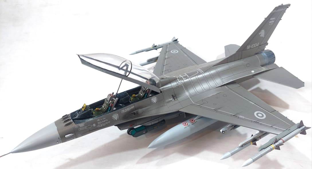 Detalle F-16 A Fuerza Aerea Argentina 1/48 Con Aerocalcas