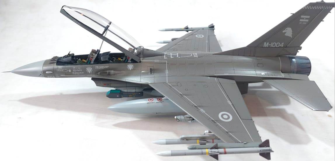 Detalle F-16 A Fuerza Aerea Argentina 1/48 Con Aerocalcas