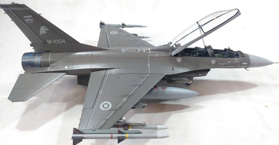 Detalle F-16 A Fuerza Aerea Argentina 1/48 Con Aerocalcas