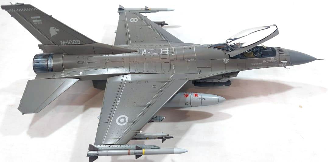 Detalle F-16 A Fuerza Aerea Argentina 1/48 Con Aerocalcas