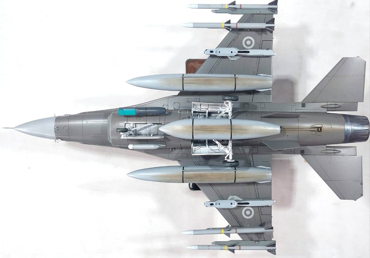 Detalle F-16 A Fuerza Aerea Argentina 1/48 Con Aerocalcas
