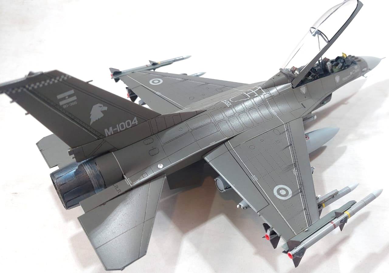 Detalle F-16 A Fuerza Aerea Argentina 1/48 Con Aerocalcas