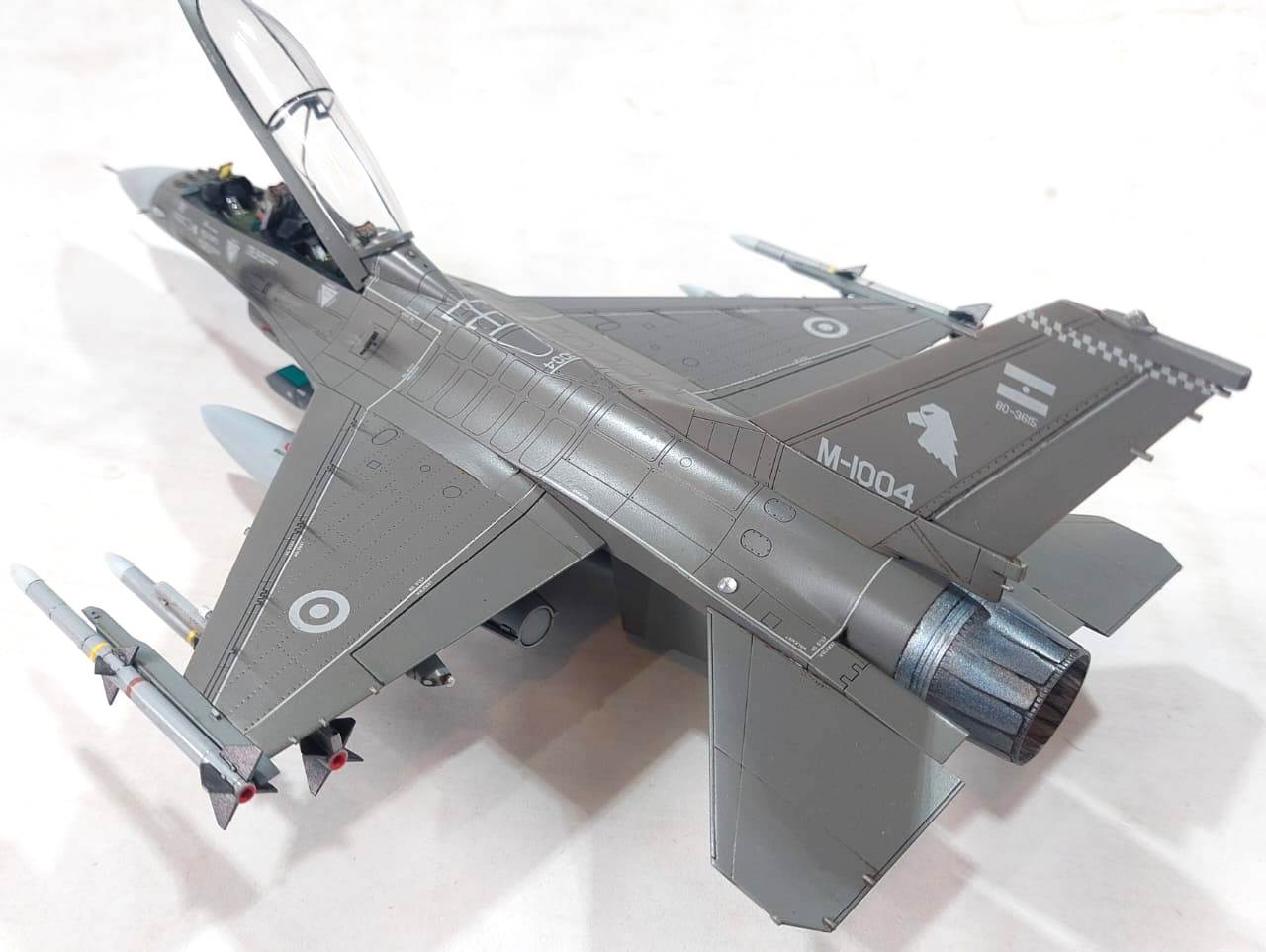 Detalle F-16 A Fuerza Aerea Argentina 1/48 Con Aerocalcas