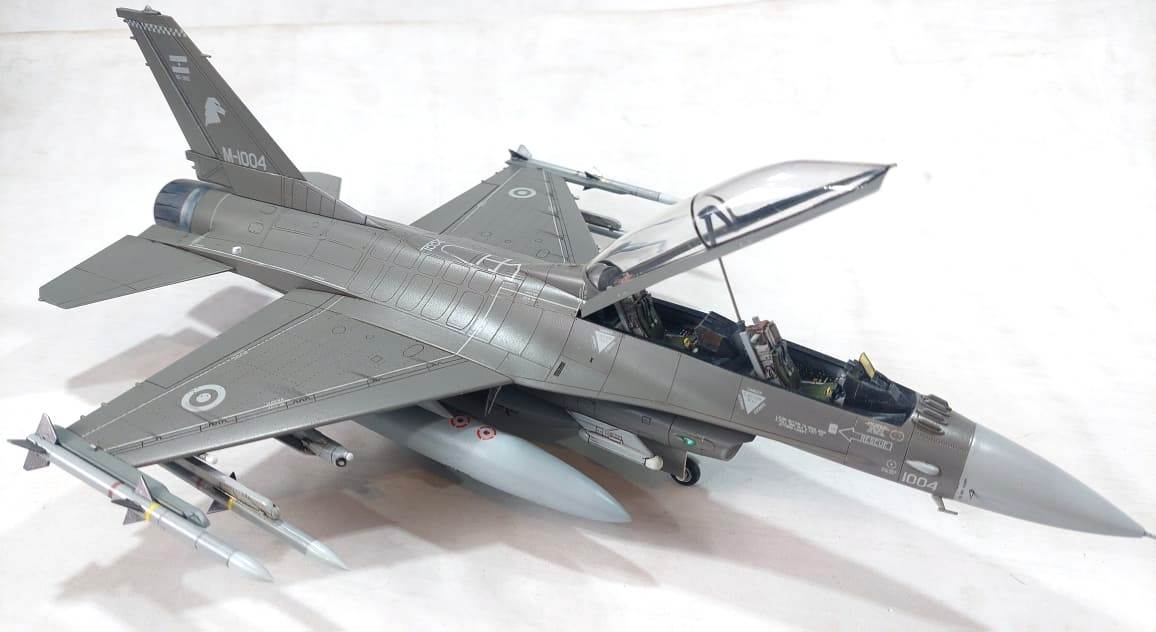 Detalle F-16 A Fuerza Aerea Argentina 1/48 Con Aerocalcas